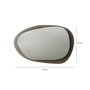 Hanah Home Aqua A343 Espejo de Bronce